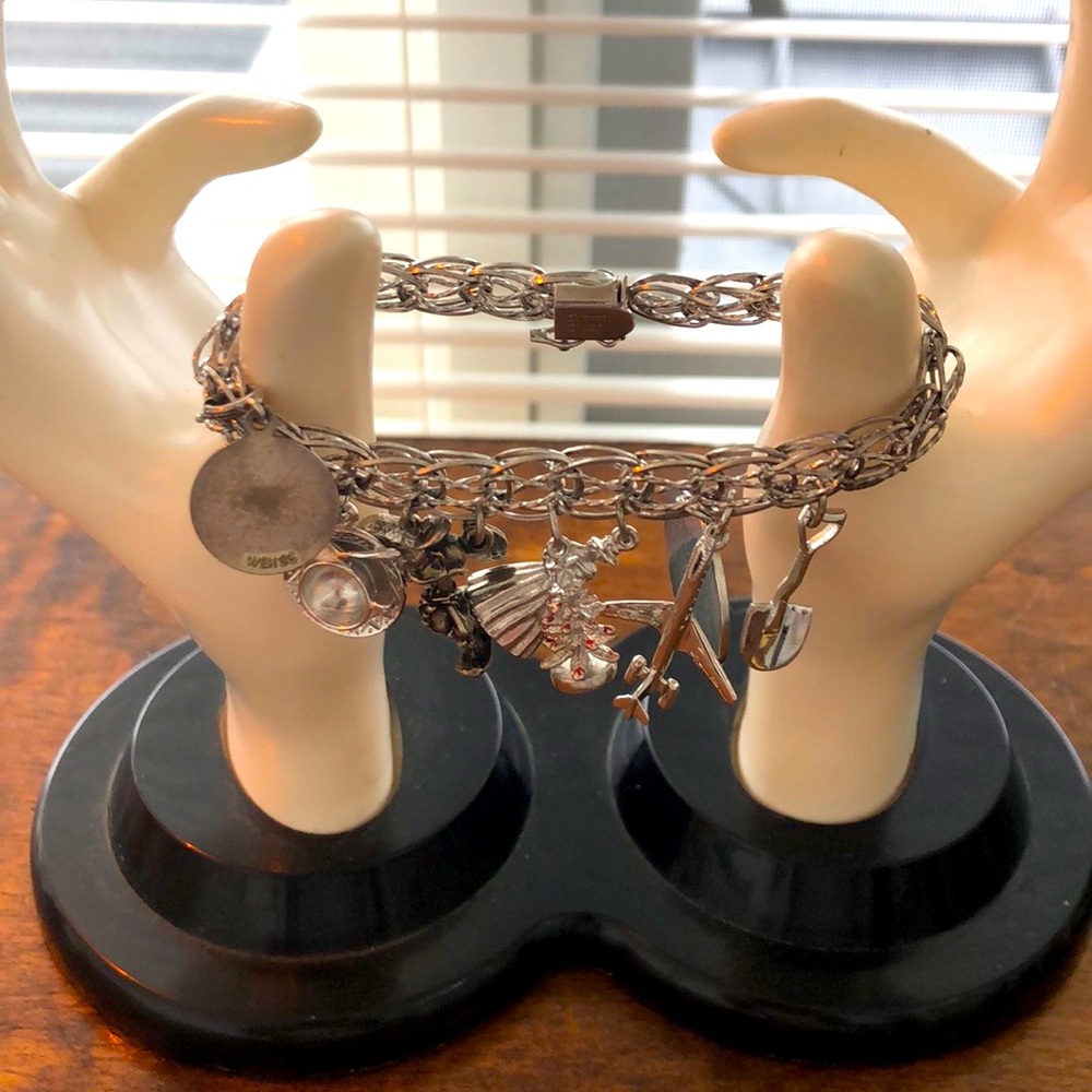 Vintage Sterling Charm Bracelet